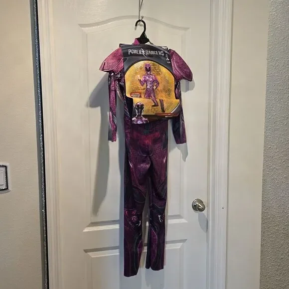 BRAND NEW KIDS PINK POWER RANGER COSTUME KIT - Picture 2 of 12